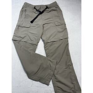The North Face Pants Mens XL Khaki Tan Convertible Zip Off Belted Hiking 34-36”